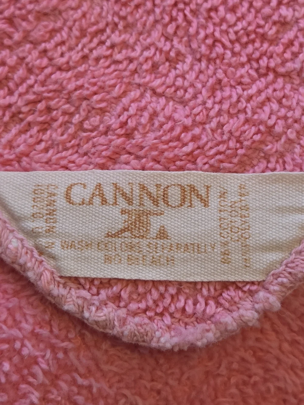 4 Pcs Vtg Towels 2 Bath 2 Finger Washcloth Fringe Solid Plain Pink Barbie